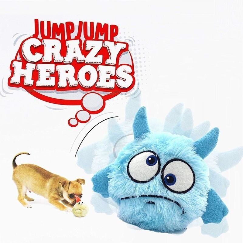 Crazy Monster Giggle Ball Dog Toy
