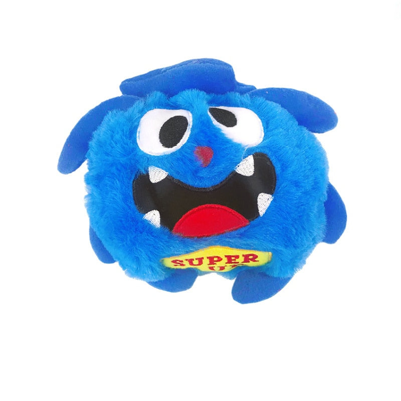 Crazy Monster Giggle Ball Dog Toy