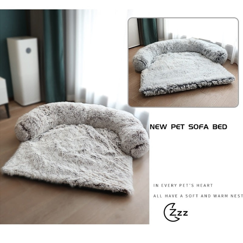 Sofa Plush Calming Dog Blanket