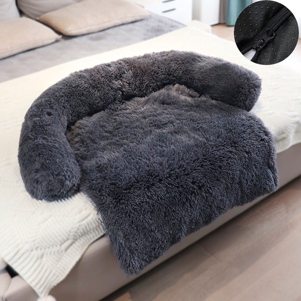 Sofa Plush Calming Dog Blanket