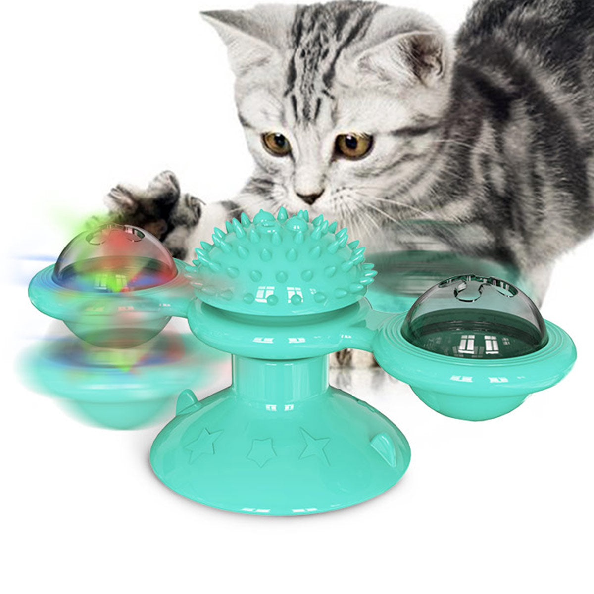 Cat Puzzle Windmill Toy